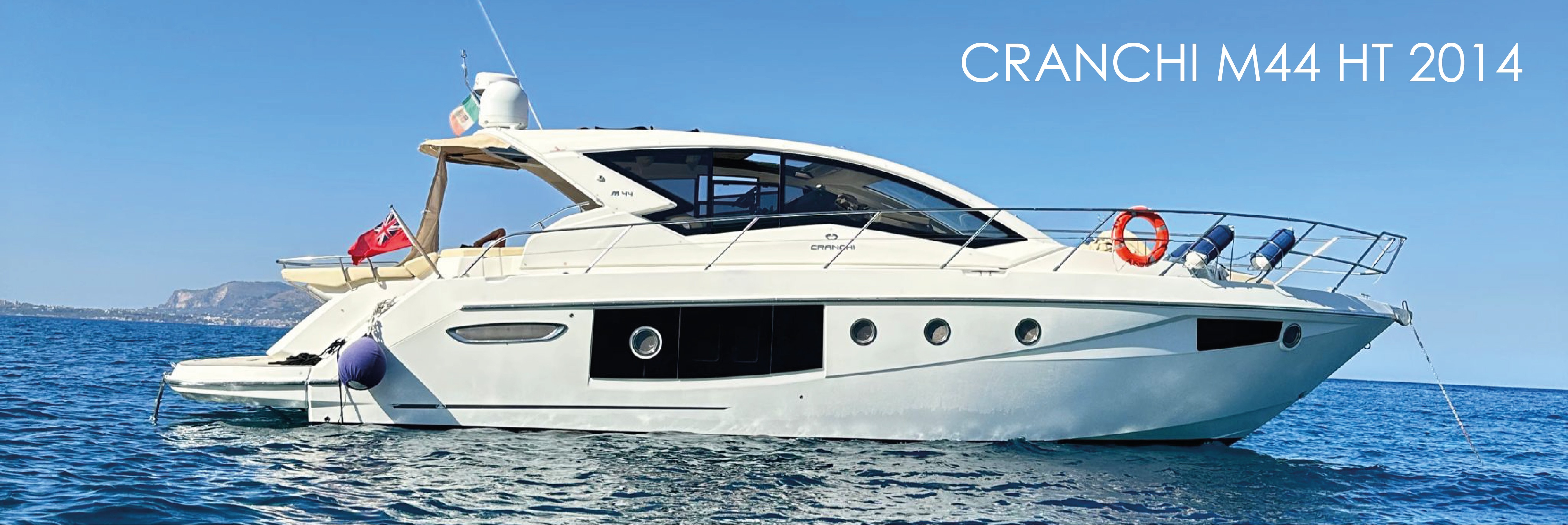 Powered by a pair of Volvo Penta D6 330 inboard engines.